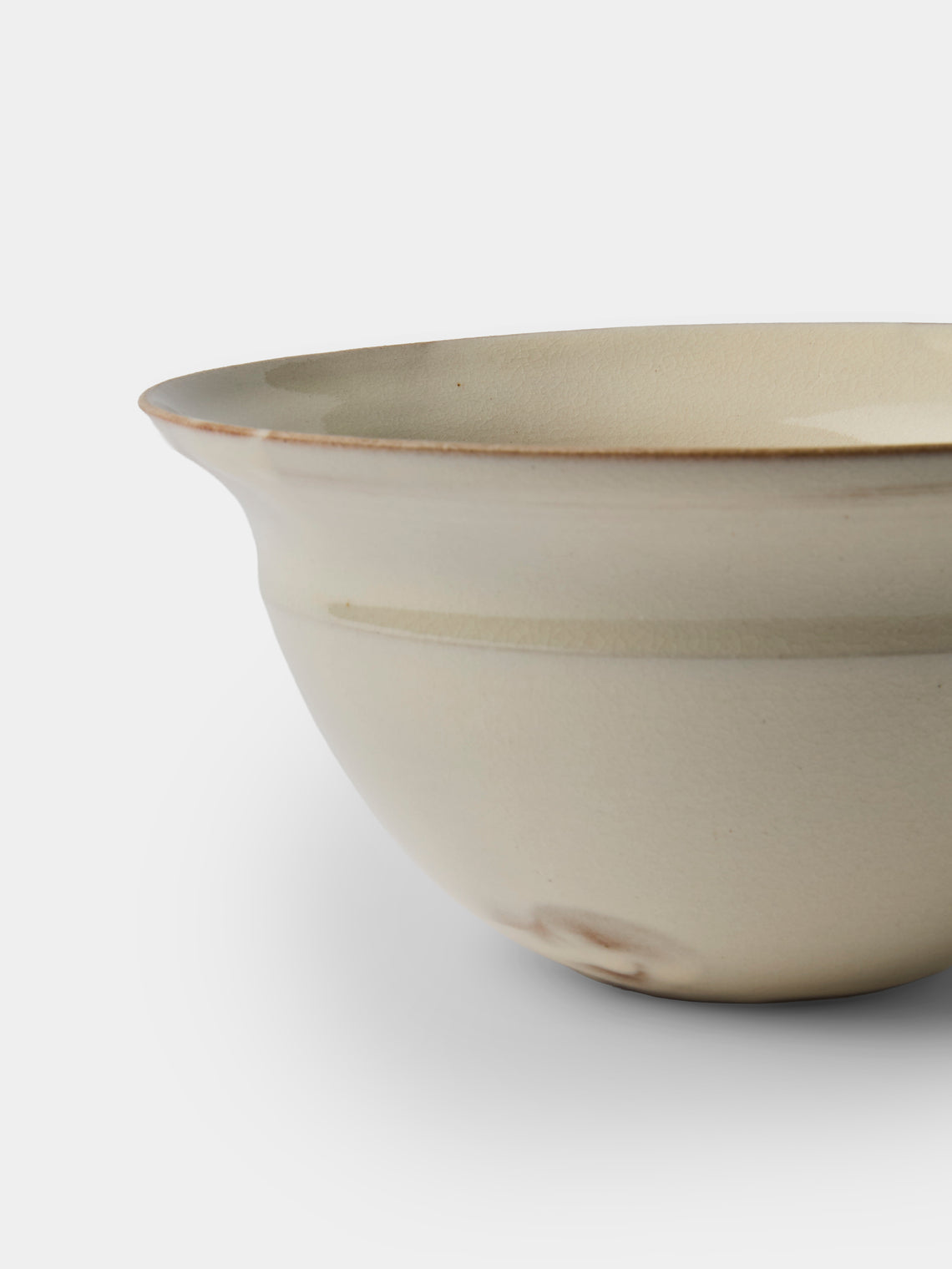 Fuminari Araga - Kohiki Slipware Noodle Bowls – 7in/18cm (Set of 4) - White - ABASK
