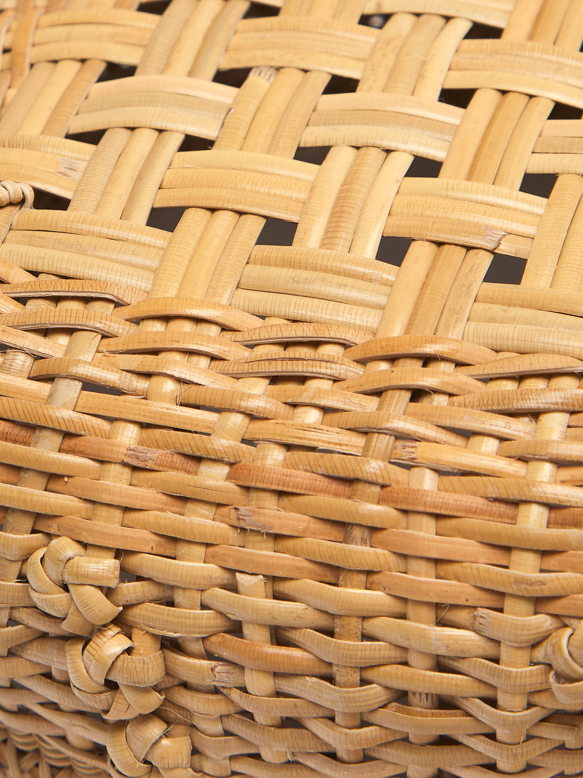 Junpei Kawaguchi - Hand-Braided Rattan Flower Basket - Brown - ABASK