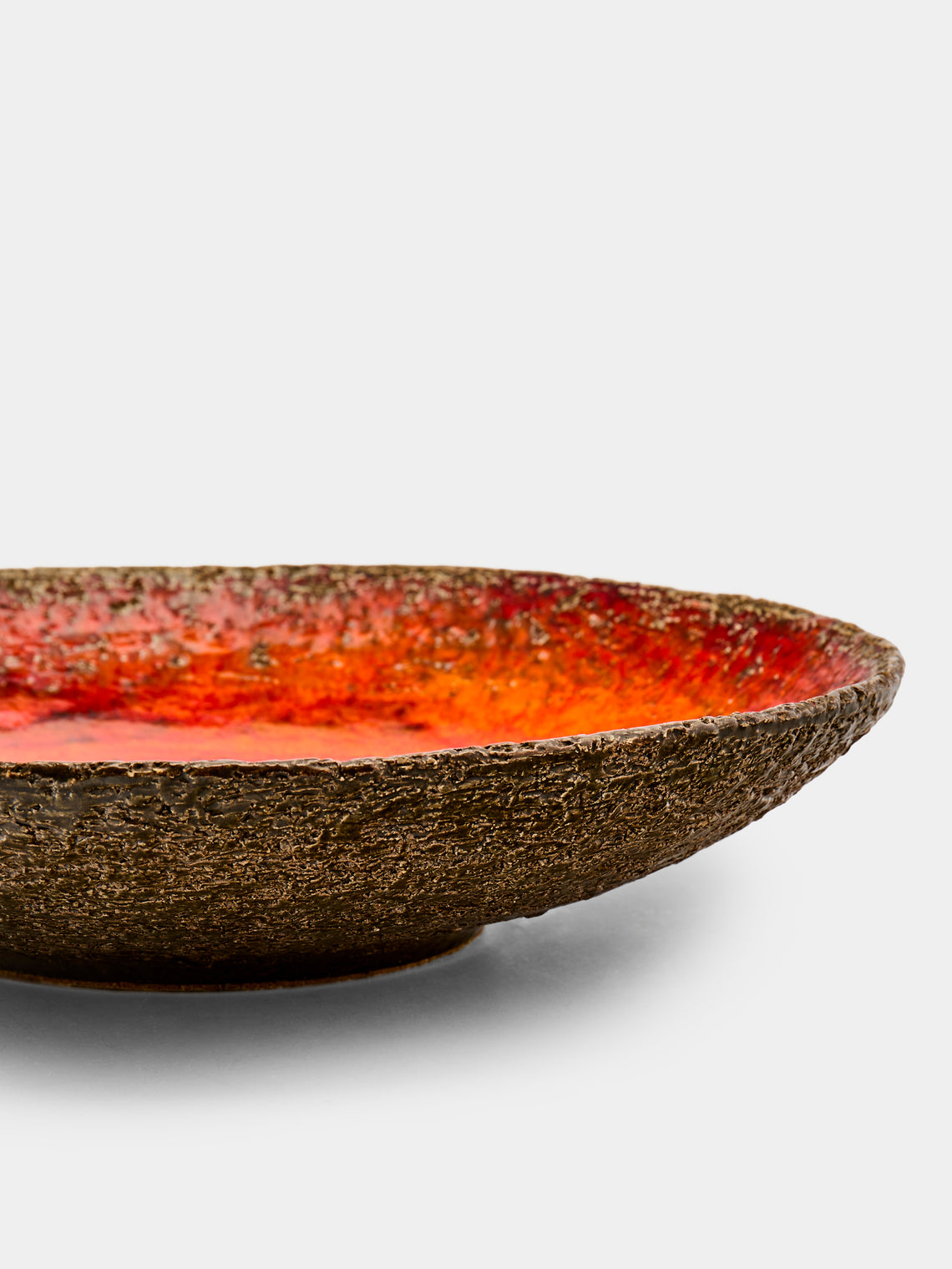 Antique and Vintage - 1950s Jan van Erp Lava Ceramic Serving Bowl -  - ABASK