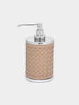 Riviere - Woven Leather Soap Dispenser - Tan - ABASK - 