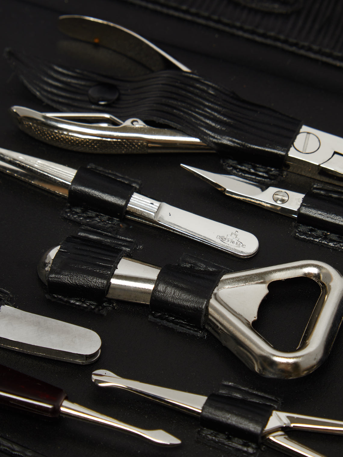 Leather Large Grooming and Manicure Set