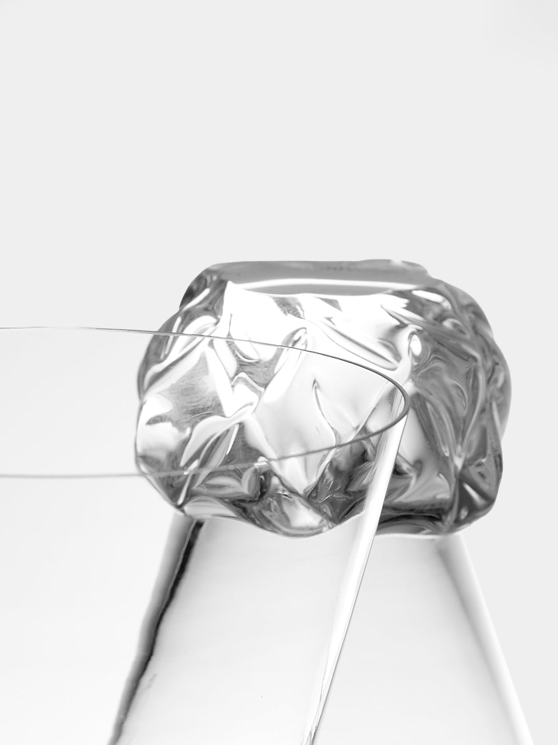 NasonMoretti - Archive Revival 1965 Hand-Blown Murano Glass Tumblers (Set of 2) - Clear - ABASK