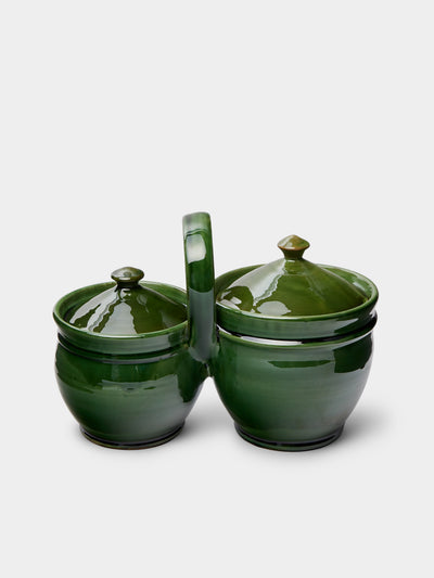 Poterie de Cliousclat - Slipware Condiment Server -  - ABASK - 
