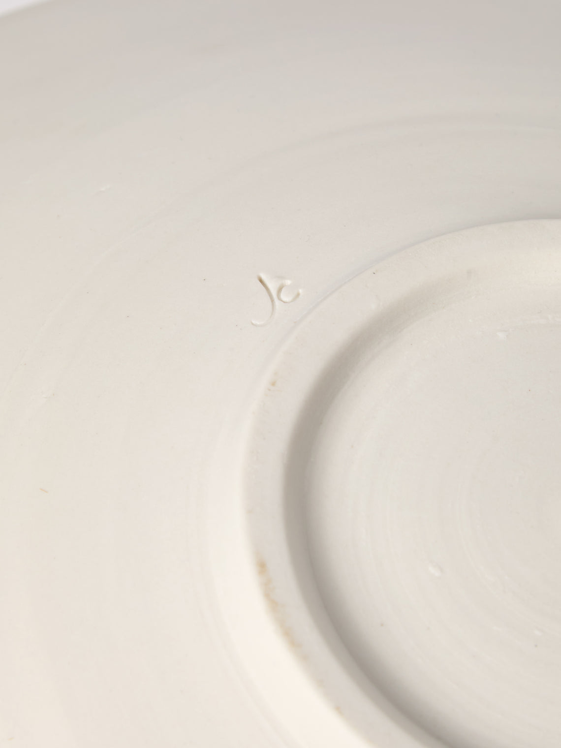 Johanne Coker - No. 10 Hand-Thrown Porcelain Bowl - White - ABASK