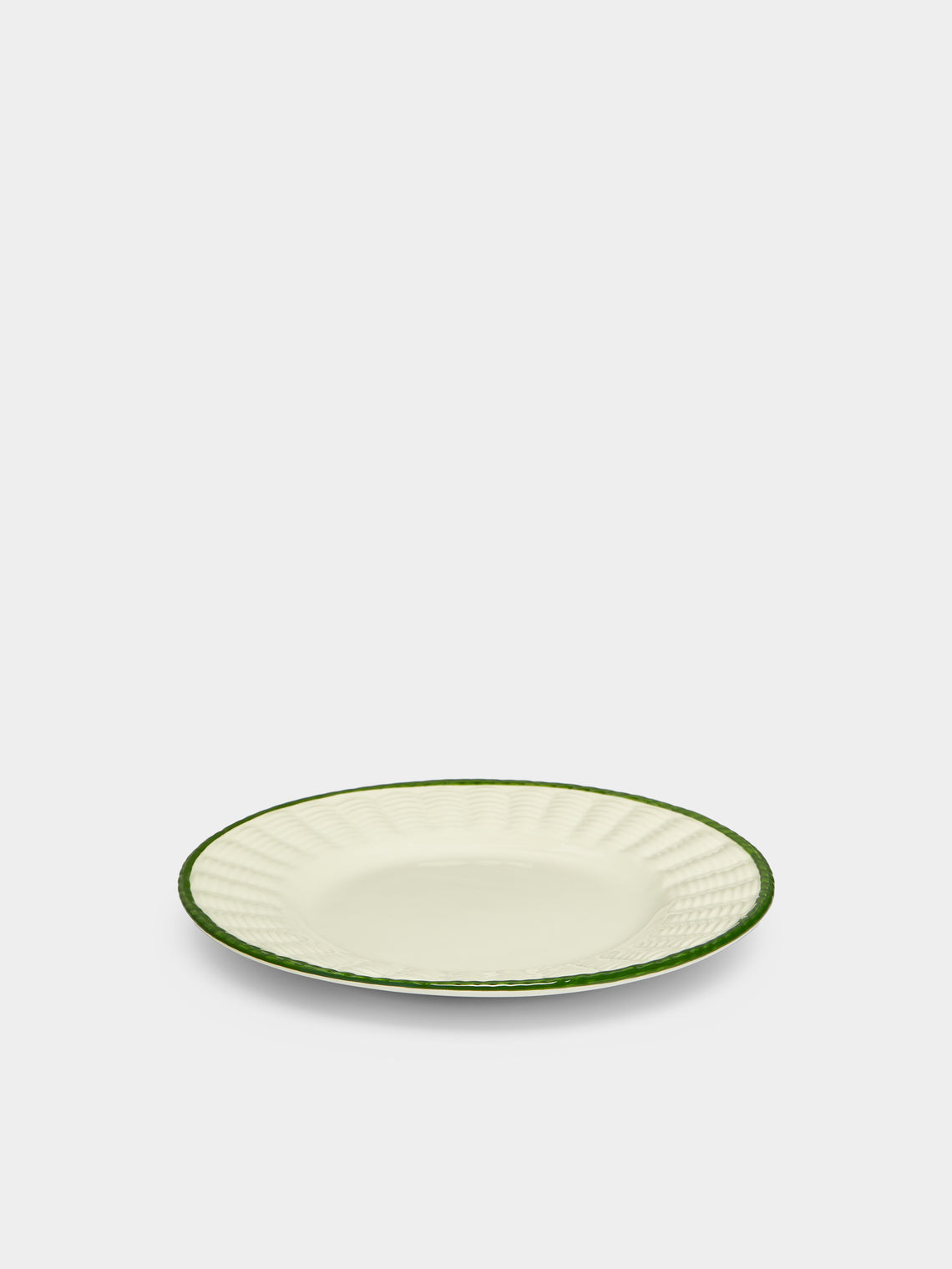 Este Ceramiche - Wicker Hand-Painted Ceramic Dessert Plates (Set of 4) -  - ABASK