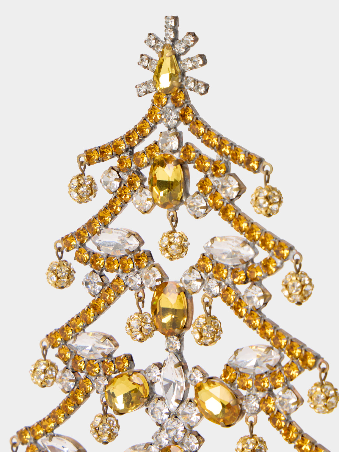 ABASK Decorations - Czech Crystal Tree - Yellow - ABASK