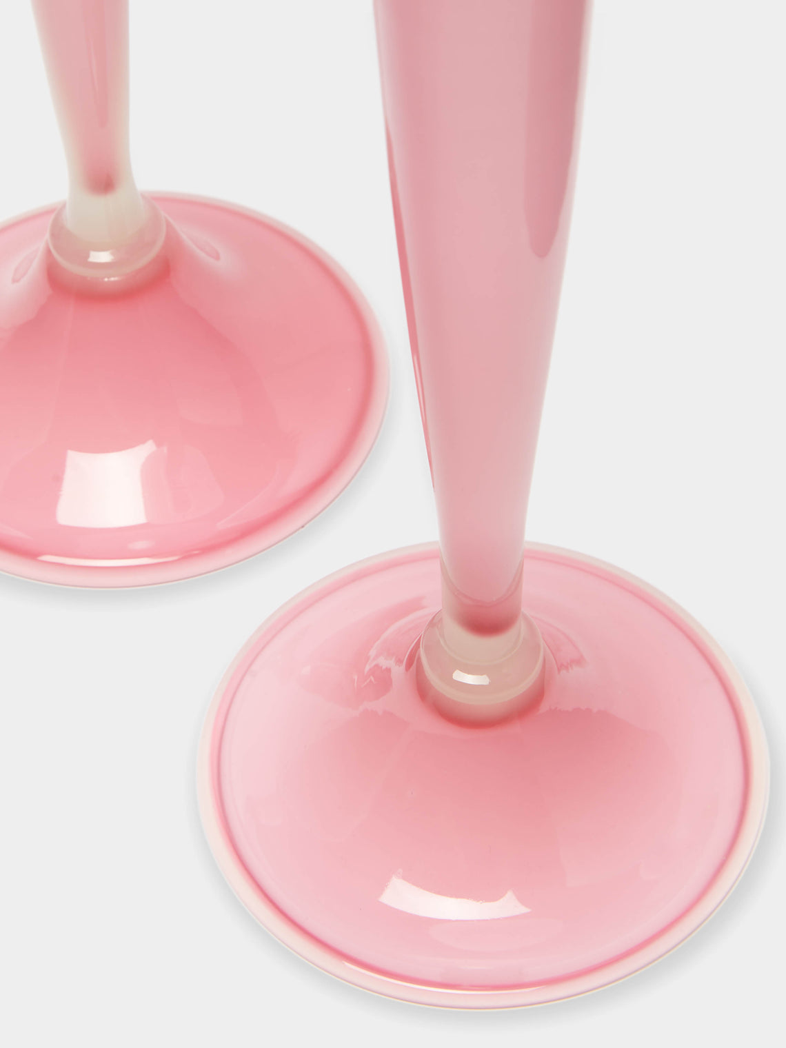 Antique and Vintage - 1920s Frederick Carder for Steuben Glass Candlesticks (Set of 2) -  - ABASK