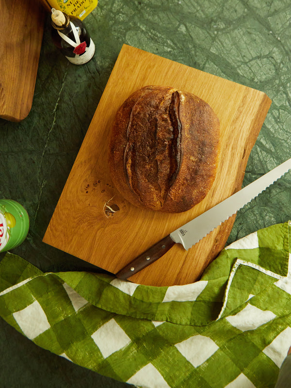 Stamperia Bertozzi - Gingham Hand-Painted Linen Tea Towels (Set of 2) -  - ABASK