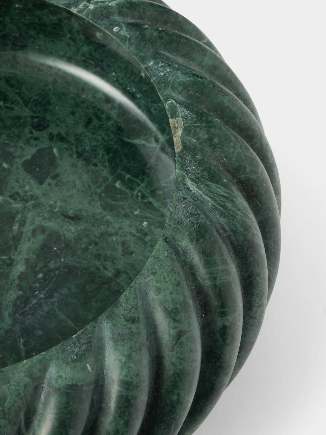 Anastasio Home - Cruller Marble Bowl - Green - ABASK