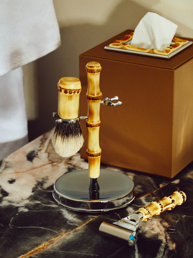 Lorenzi Milano - Bamboo Shaving Set -  - ABASK