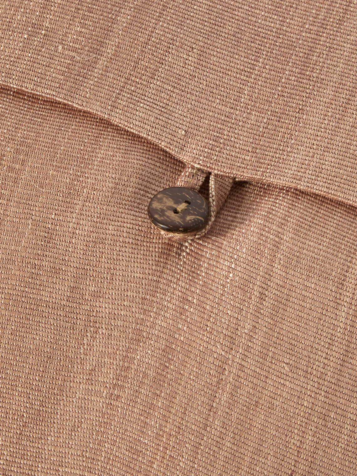 Kubo Curated - Cross Panel Weave T'nalak Cloth Cushion (19.5in/50cm) - Beige - ABASK
