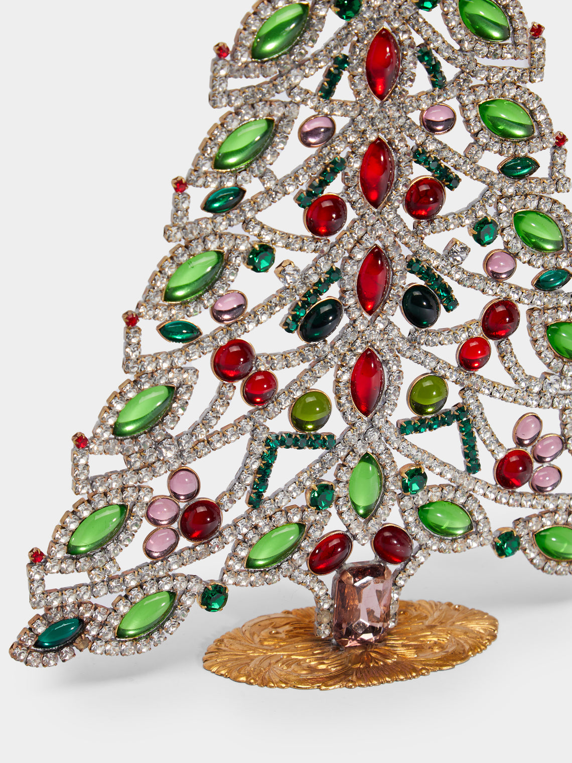 Antique and Vintage - 1930s Czech Jewelled Extra Large Christmas Tree -  - ABASK