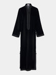 Muzungu Sisters - Alia Hand-Embroidered Velvet Dress - Black - ABASK - 