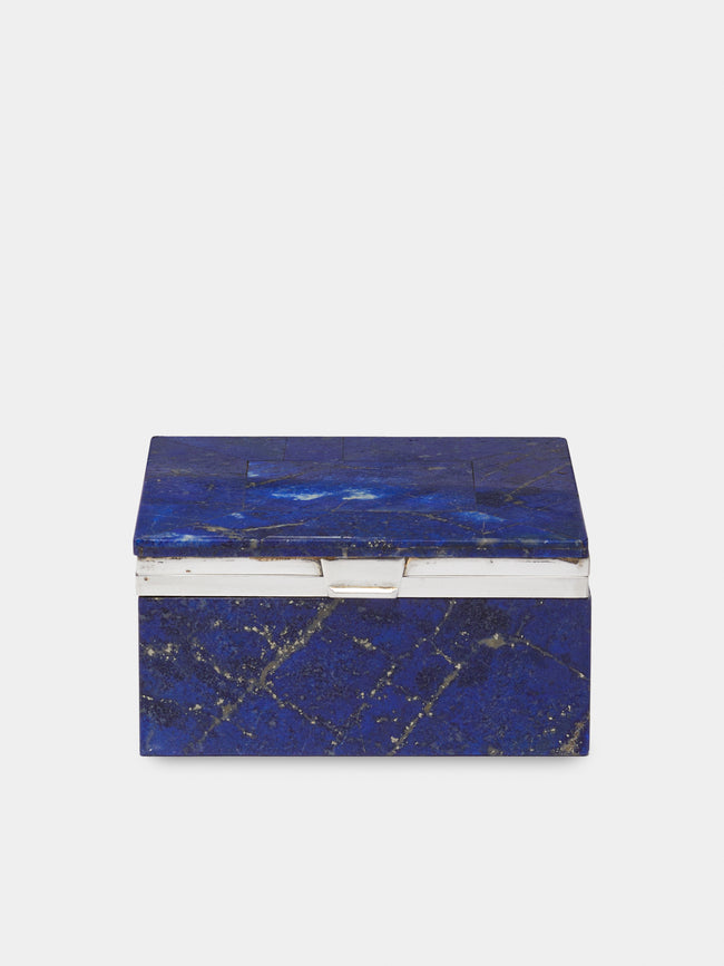 Antique and Vintage - Mid-Century Lapis Lazuli Box -  - ABASK - 
