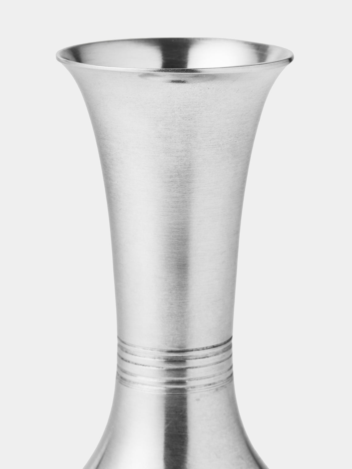 Cosi Tabellini - Pewter Bud Vase (7in/18cm) - Silver - ABASK
