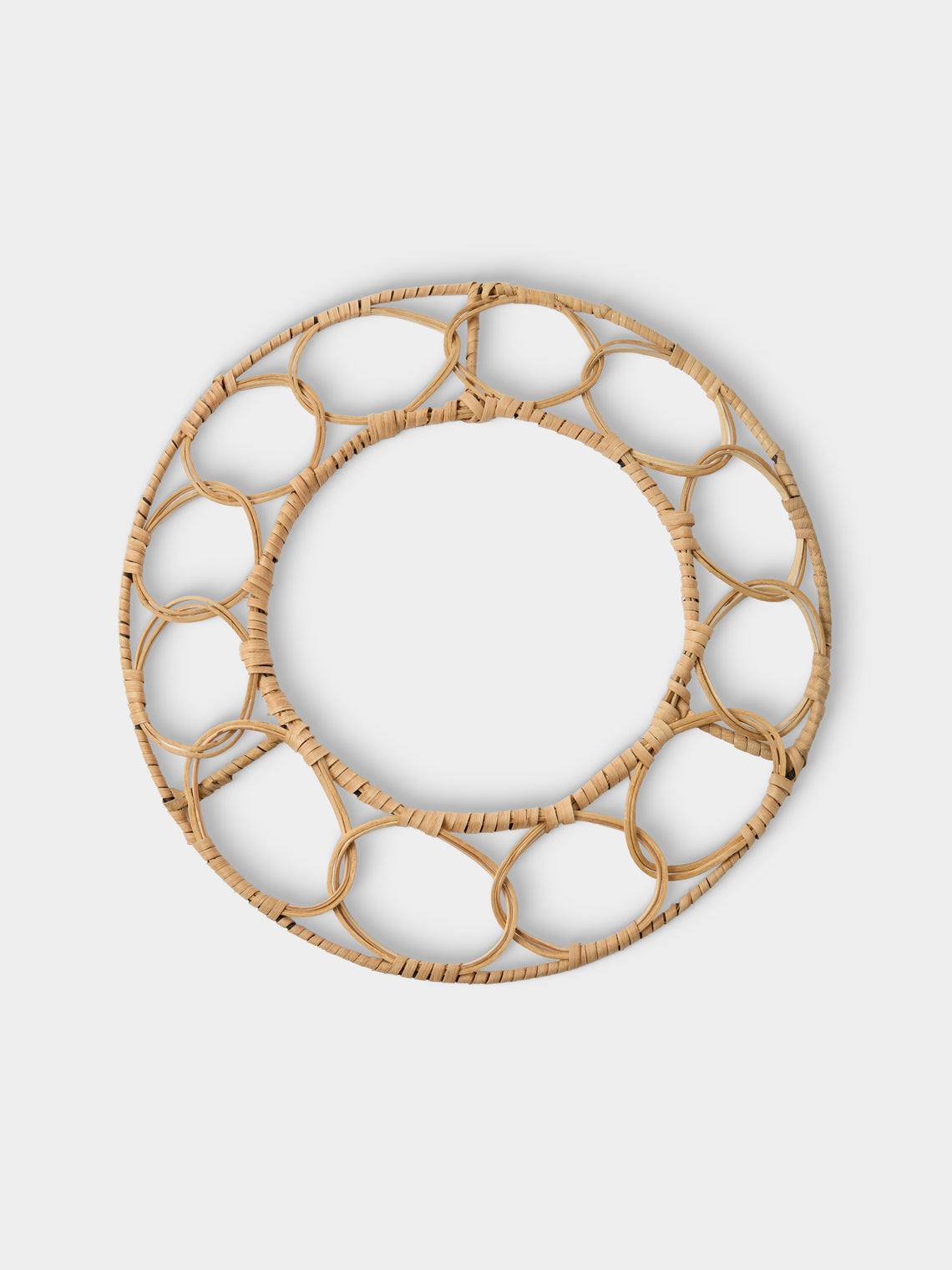 Artesanías del Atlántico - | Set of 4 | Bejuco Handwoven Palm Knotted Placemats - Natural - ABASK - 