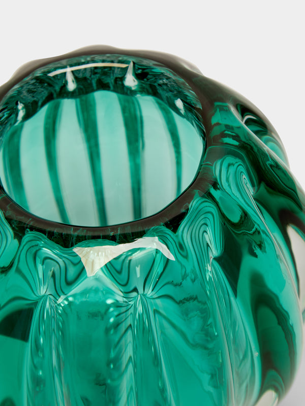 Yali Glass - Fiori Uovo Hand-Blown Murano Glass Bud Vase -  - ABASK