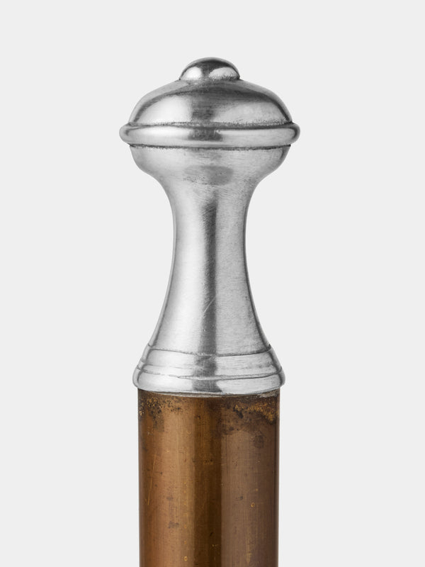 Cosi Tabellini - Bassano Pewter Kitchen Towel Holder - Silver - ABASK