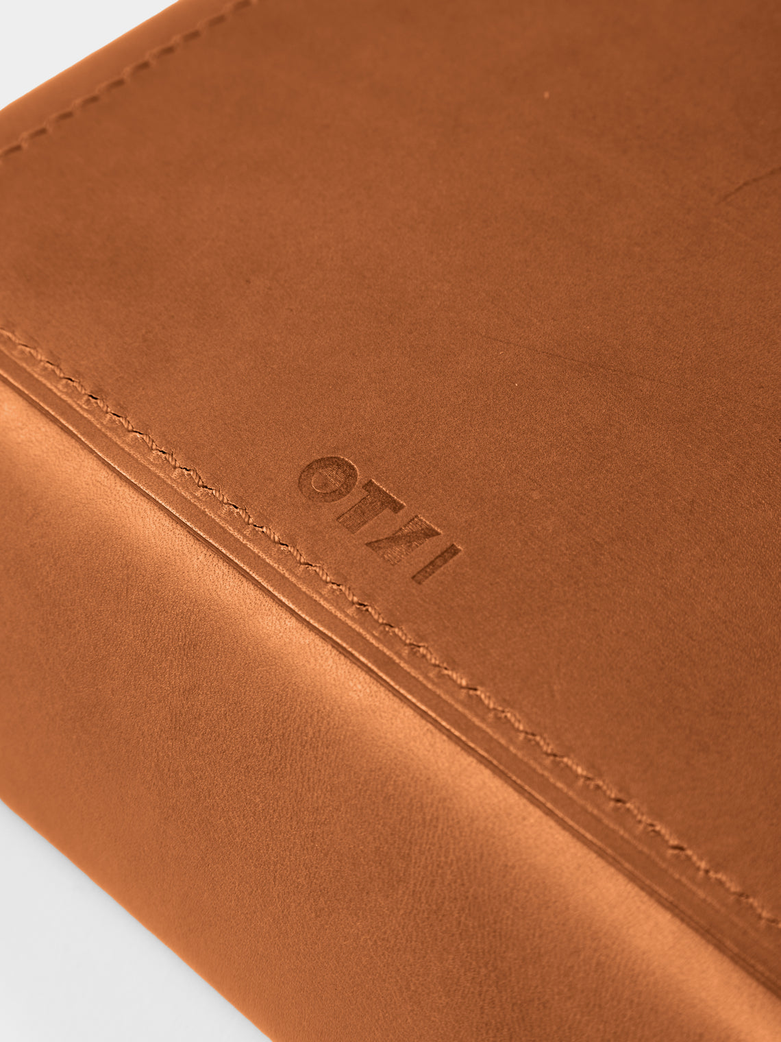 Otzi Studio - Assembly Leather Valet Tray (10in/26cm) - Tan - ABASK