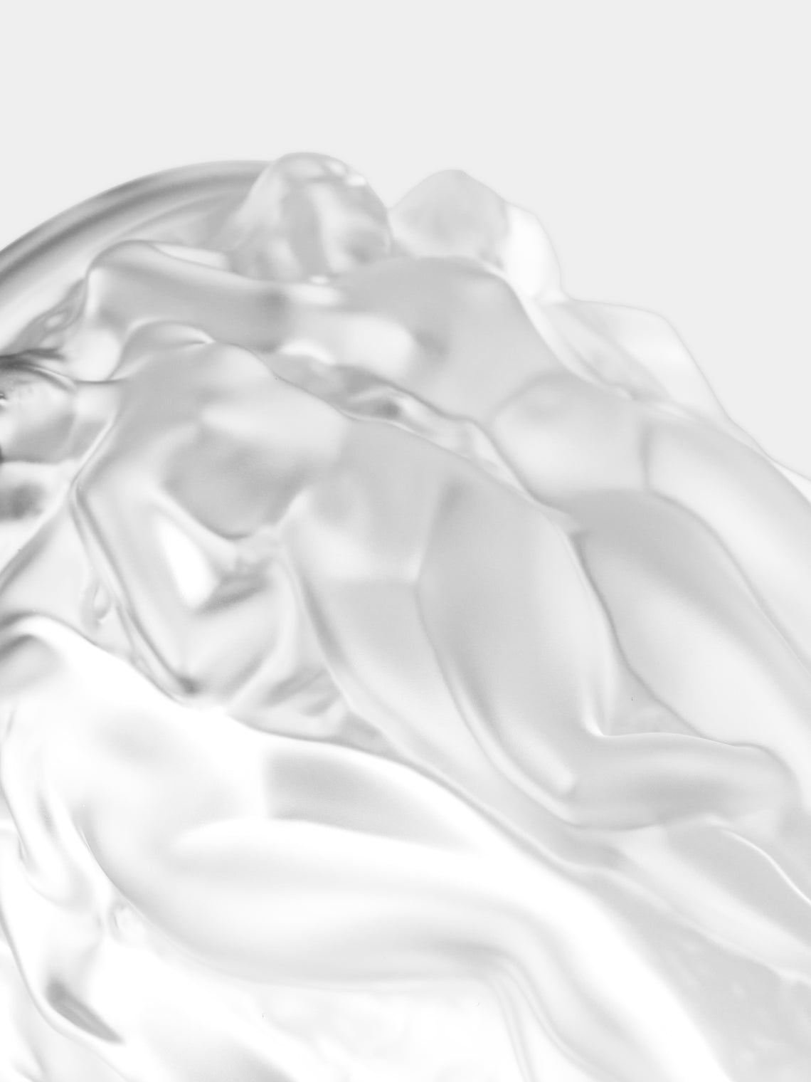 Lalique - Bacchantes Crystal Vase (5.5in/14.5cm) - Clear - ABASK