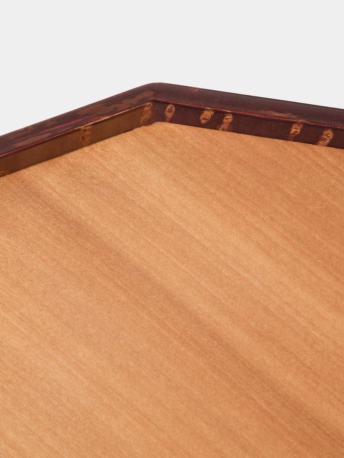Denshiro - Cherry Bark 12-Sided Tray (10.5in/26.5cm) - Brown - ABASK