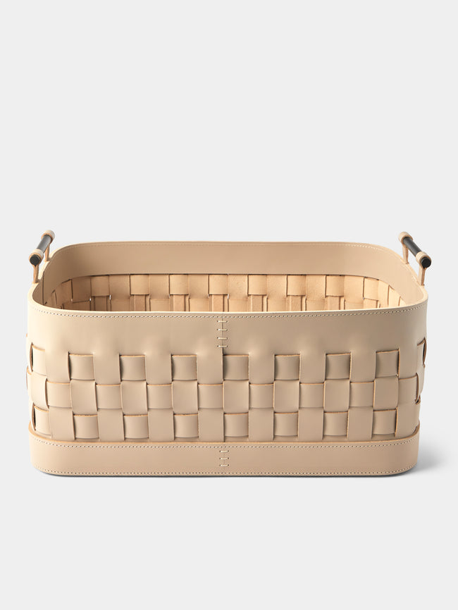 Rabitti 1969 - Ravenna Rectangular Low Basket - Cream - ABASK - 