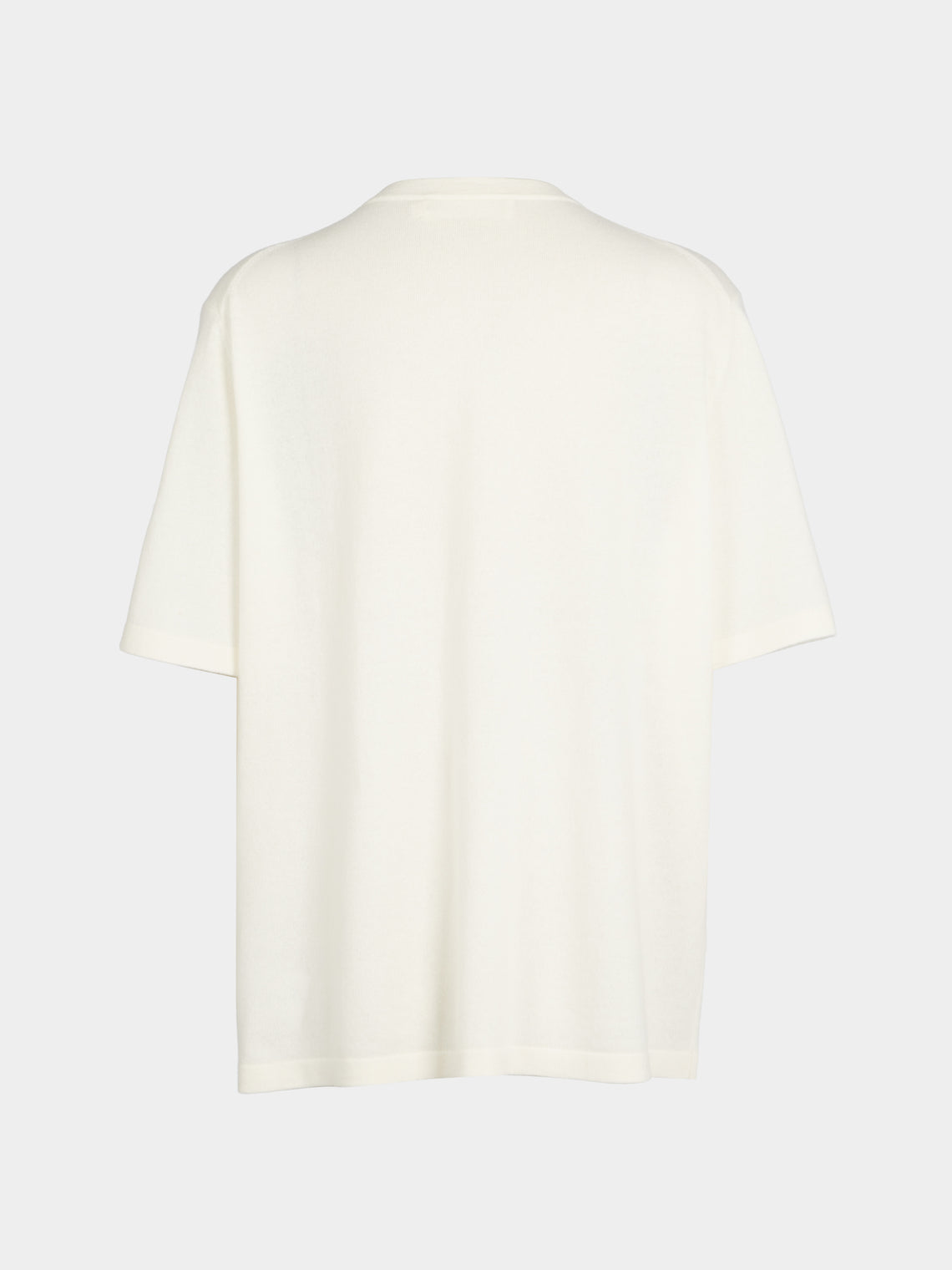 Arch4 - Golden Baby Goat Cashmere Oversized T-Shirt | Size: S - Cream - ABASK