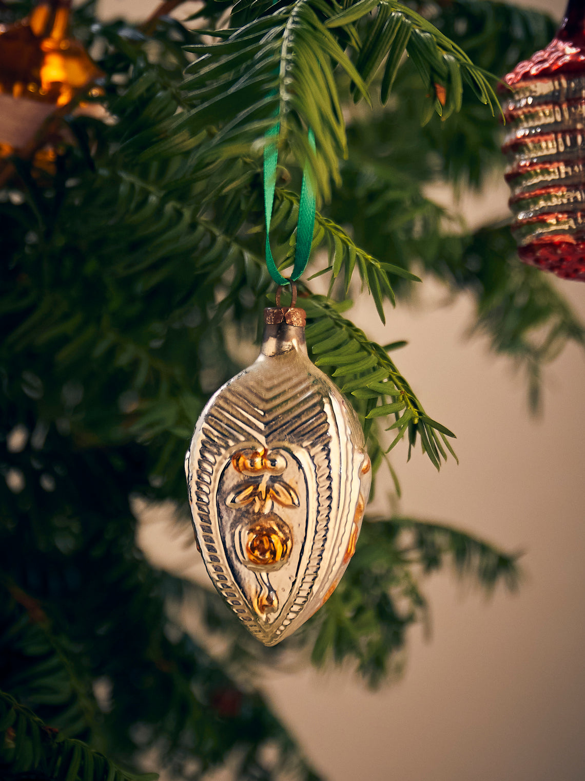 Antique and Vintage - Early-20th-Century Christmas Glass Baubles (Set of 10) - Multiple - ABASK