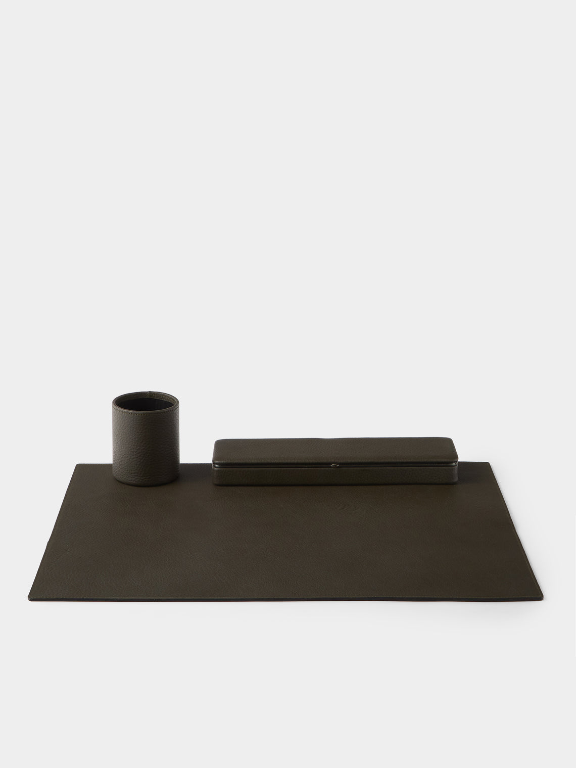 F. Hammann - Leather Desk Set - Green - ABASK - 
