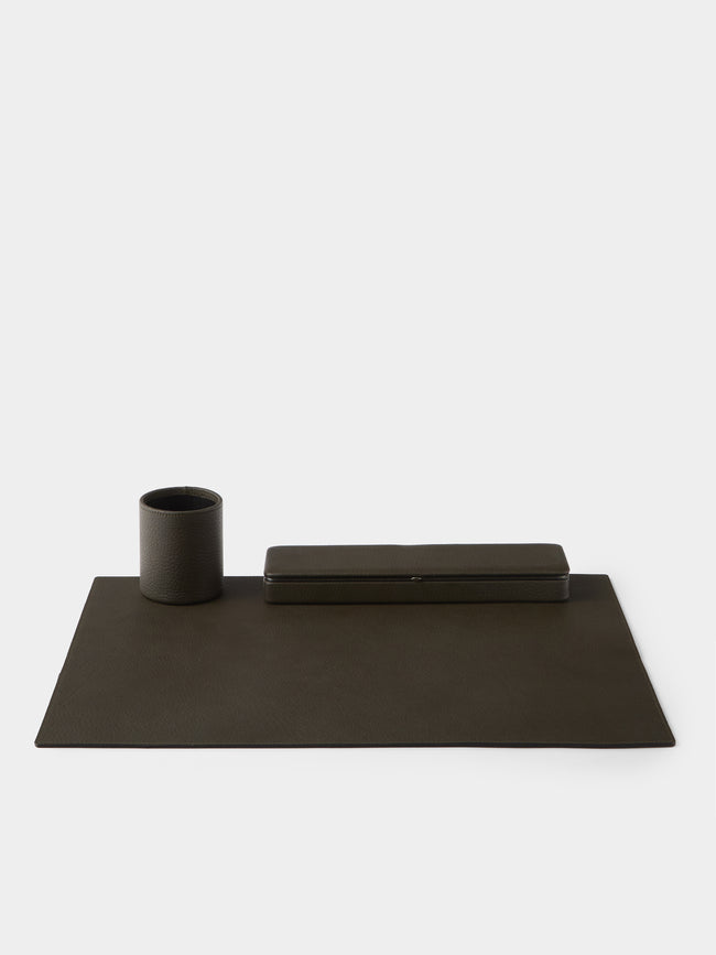 F. Hammann - Leather Desk Set - Green - ABASK - 