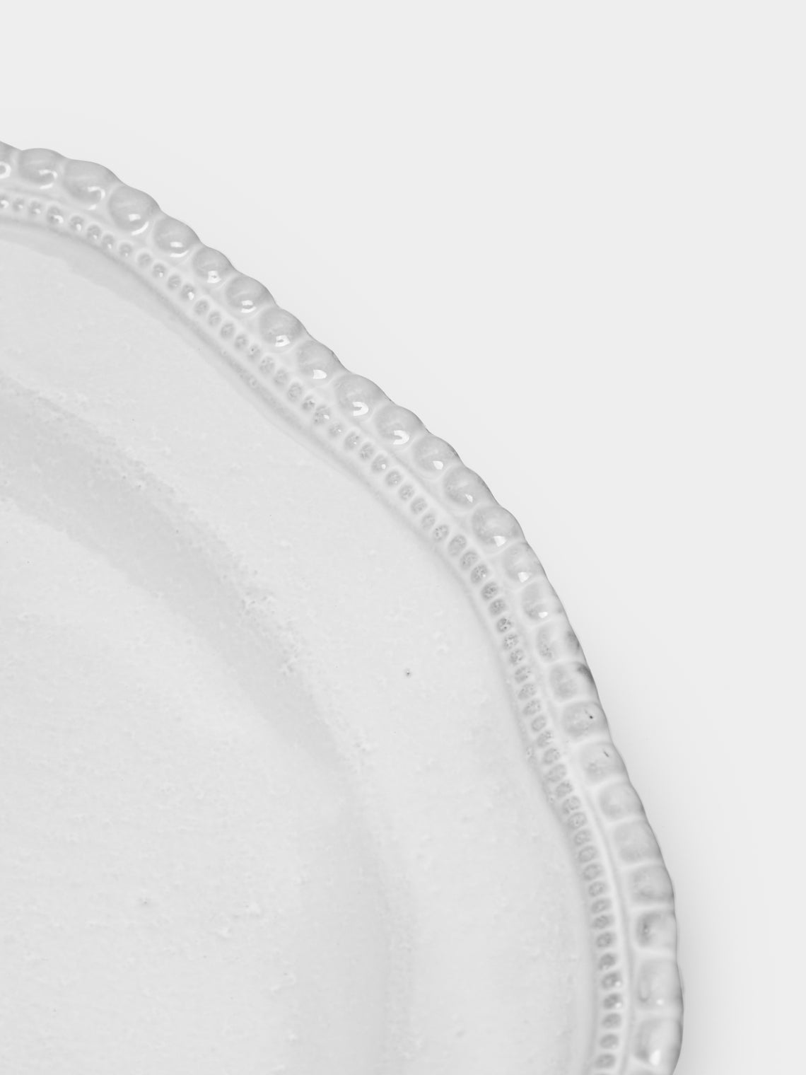 Astier de Villatte - Clarabelle Hand-Glazed Ceramic Dinner Plate (Set of 2) - White - ABASK