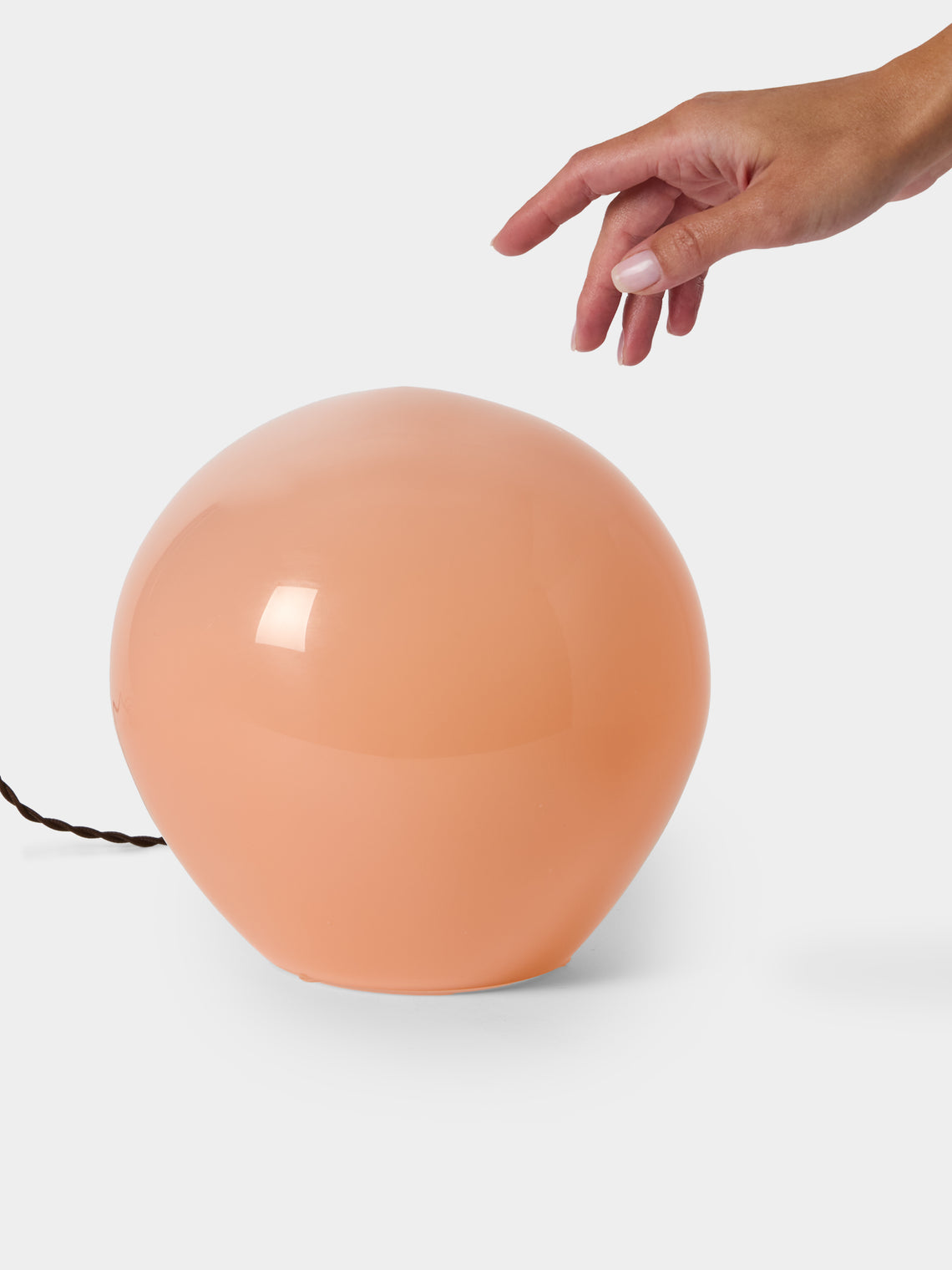 Helle Mardahl Studio - Bon Bon Hand-Blown Glass Table Lamp - Orange - ABASK