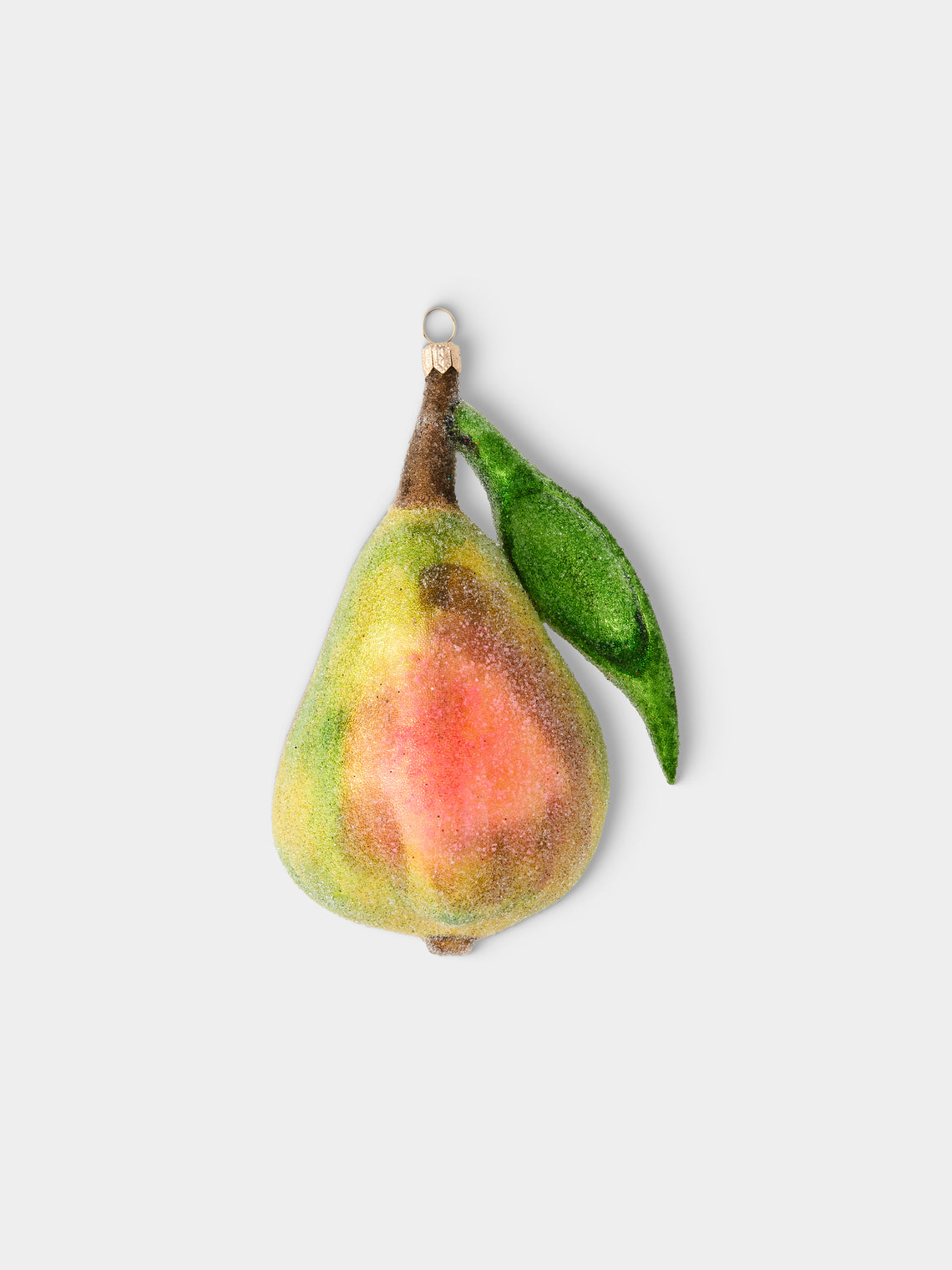 ABASK Decorations - Apples and Pears Hand-Blown Glass Baubles (Set of 6) - Multiple - ABASK