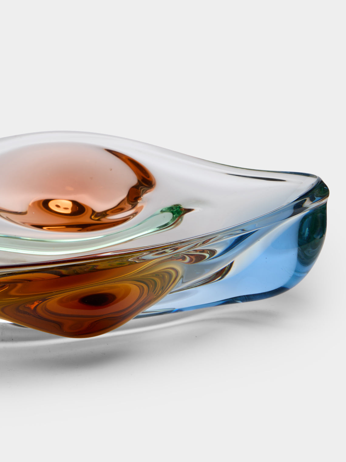 1970s Bohemian Glass Bowl