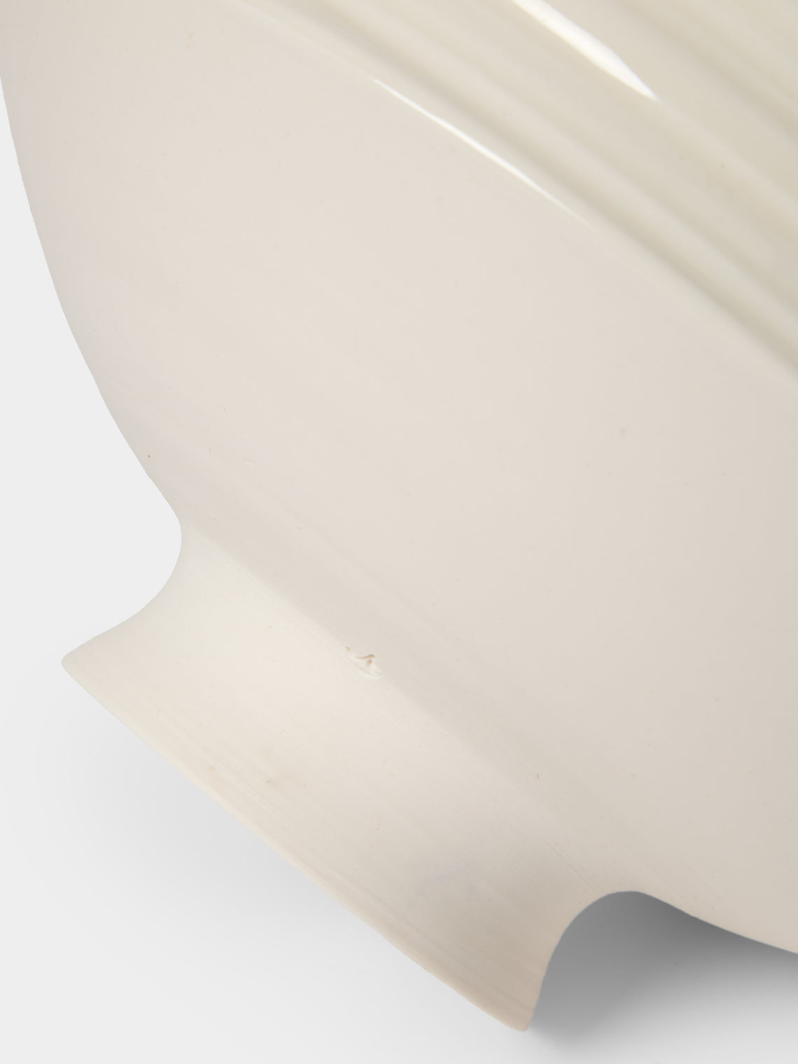 Johanne Coker - No. 11 Hand-Thrown Porcelain Bowl - White - ABASK