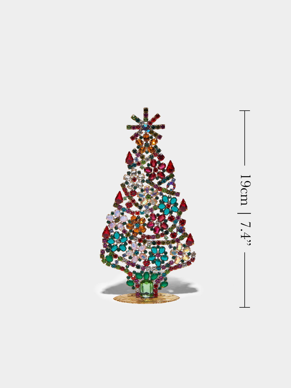 Antique and Vintage - 1930s Czech Jewelled Small Christmas Tree -  - ABASK
