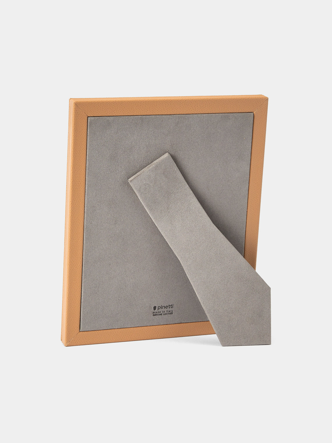 Pinetti - Leather Photo Frame (5x7”) - Beige - ABASK
