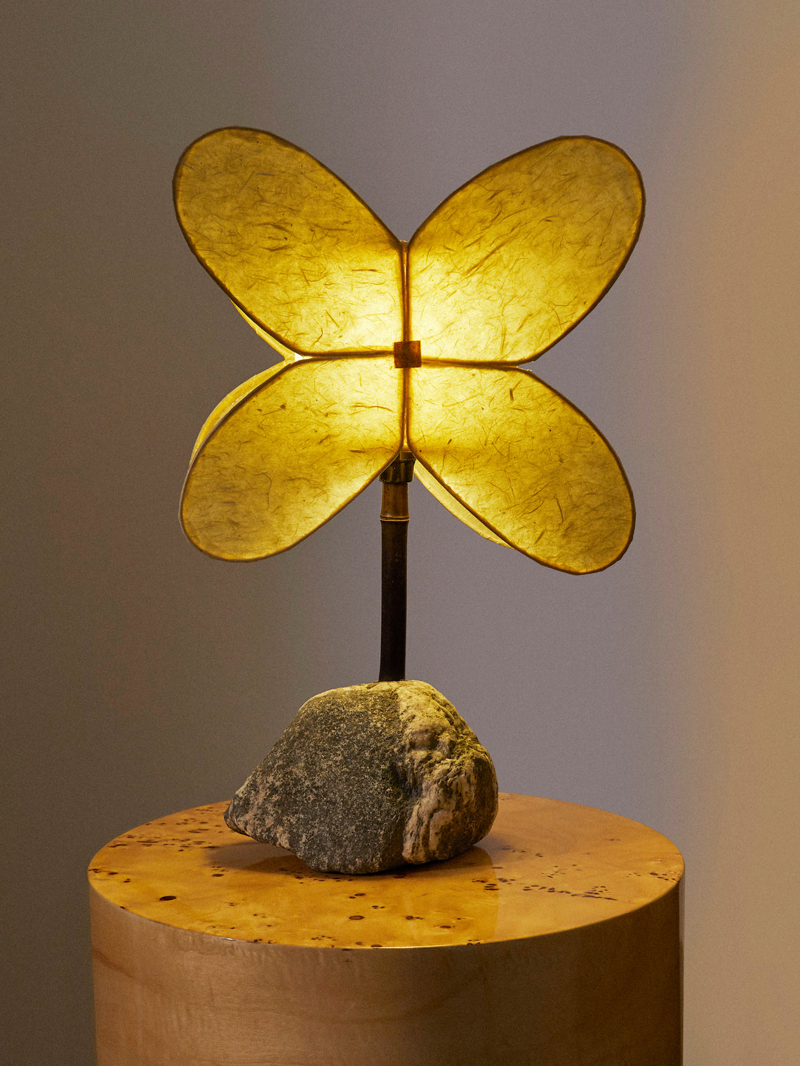 Yuxuan Huang - Dream Catcher Tai Mountain Rock and Kozo Paper Large Table Lamp - Multiple - ABASK