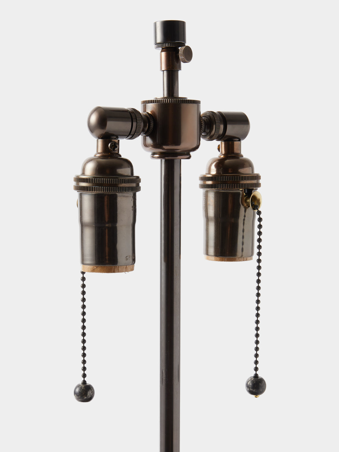 Peter Speliopoulos Projects - Hand-Glazed Stoneware Table Lamp - Black - ABASK