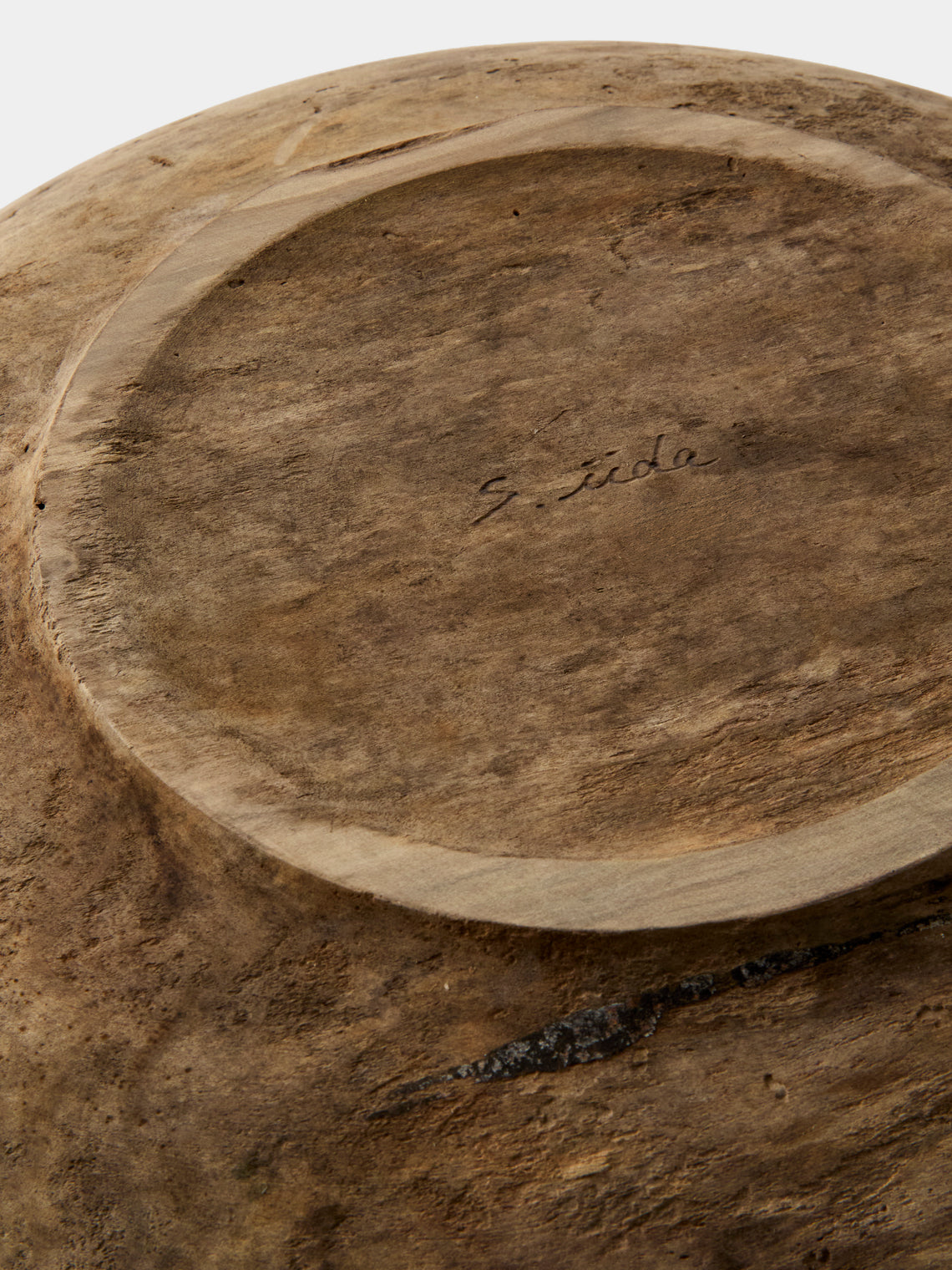 Iida Woodturning - Hand-Turned Earth-Finish Dogwood Bowl - Brown - ABASK