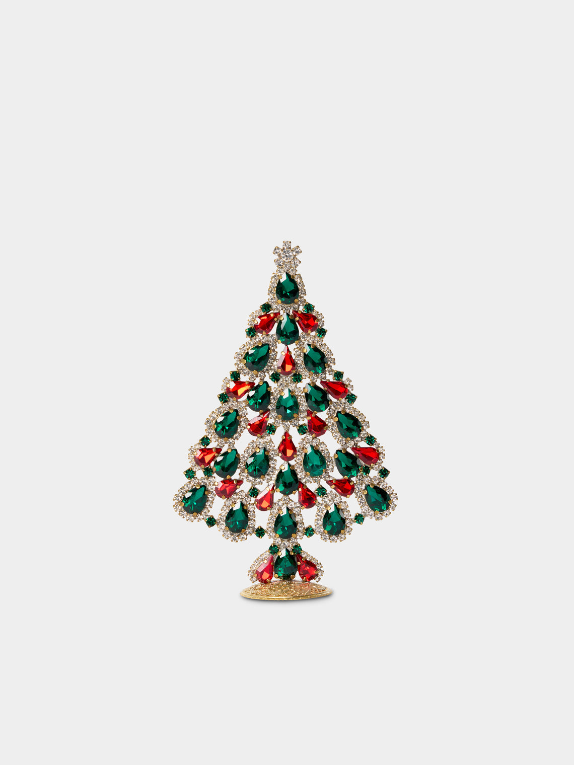 ABASK Decorations - Splendid Czech Crystal Tree - Green - ABASK - 