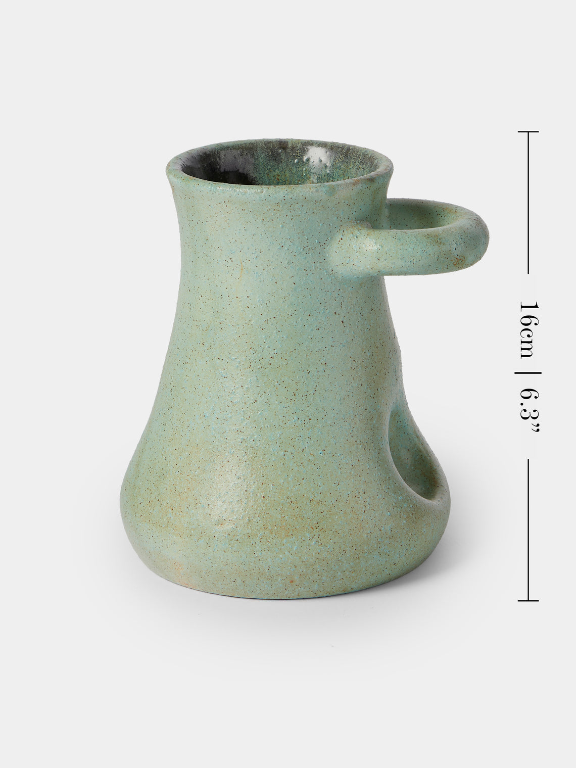 Antique and Vintage - 1950s Accolay Vase - Green - ABASK