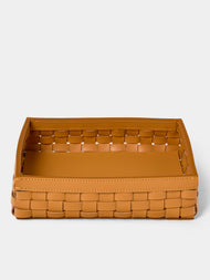 Riviere - Barcelona Water-Resistant Leather Low Basket - Tan - ABASK - 
