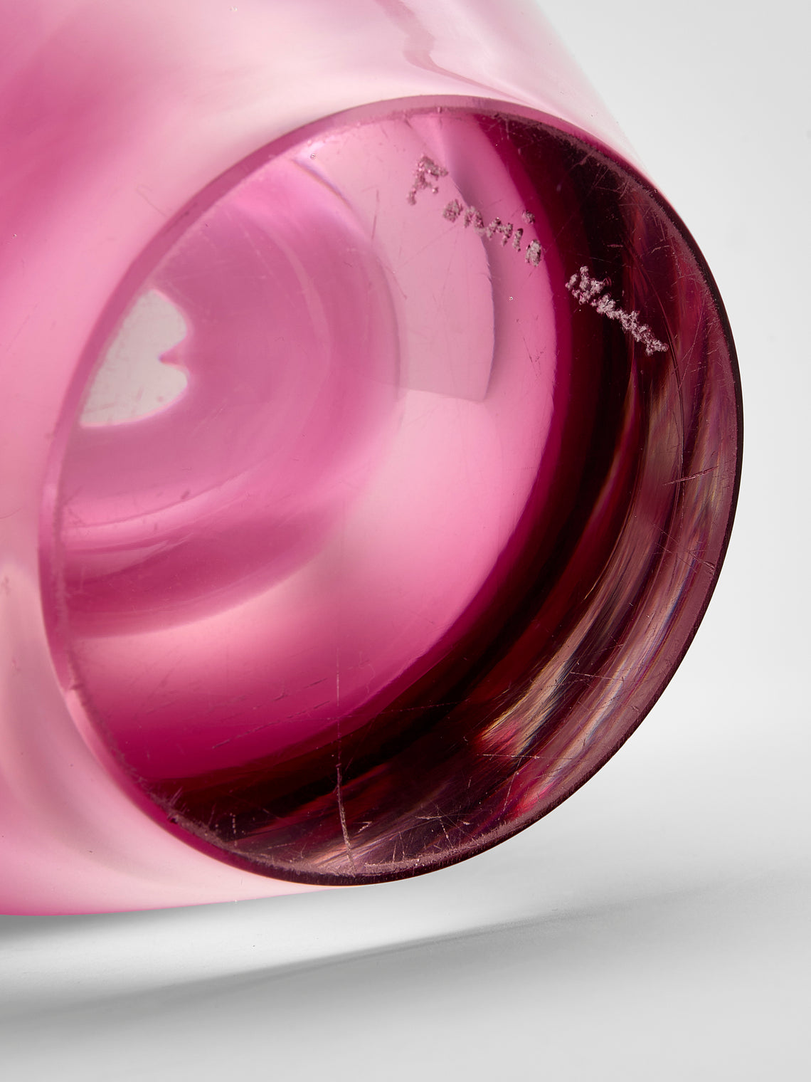 Antique and Vintage - 1970s Seguso Murano Glass Vase - Pink - ABASK