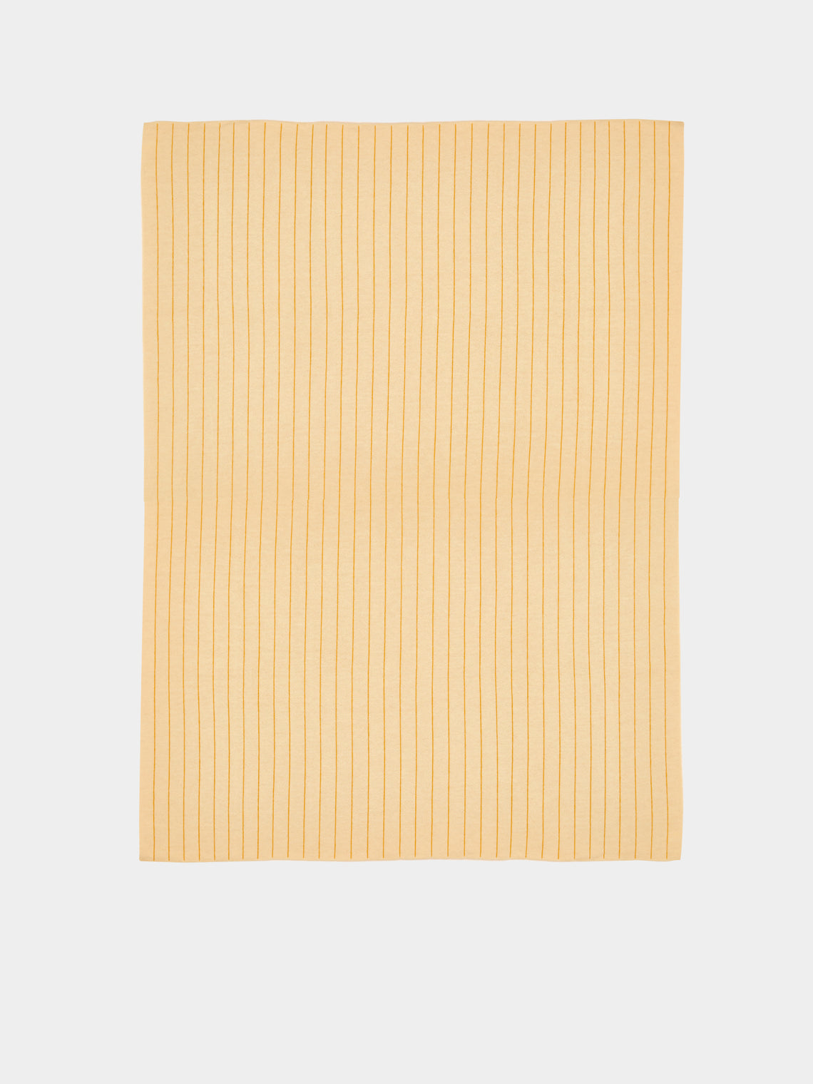 The Stroud - Cornfield Cotswold Lion Wool Blanket (82in/2.1m) - Yellow - ABASK - 