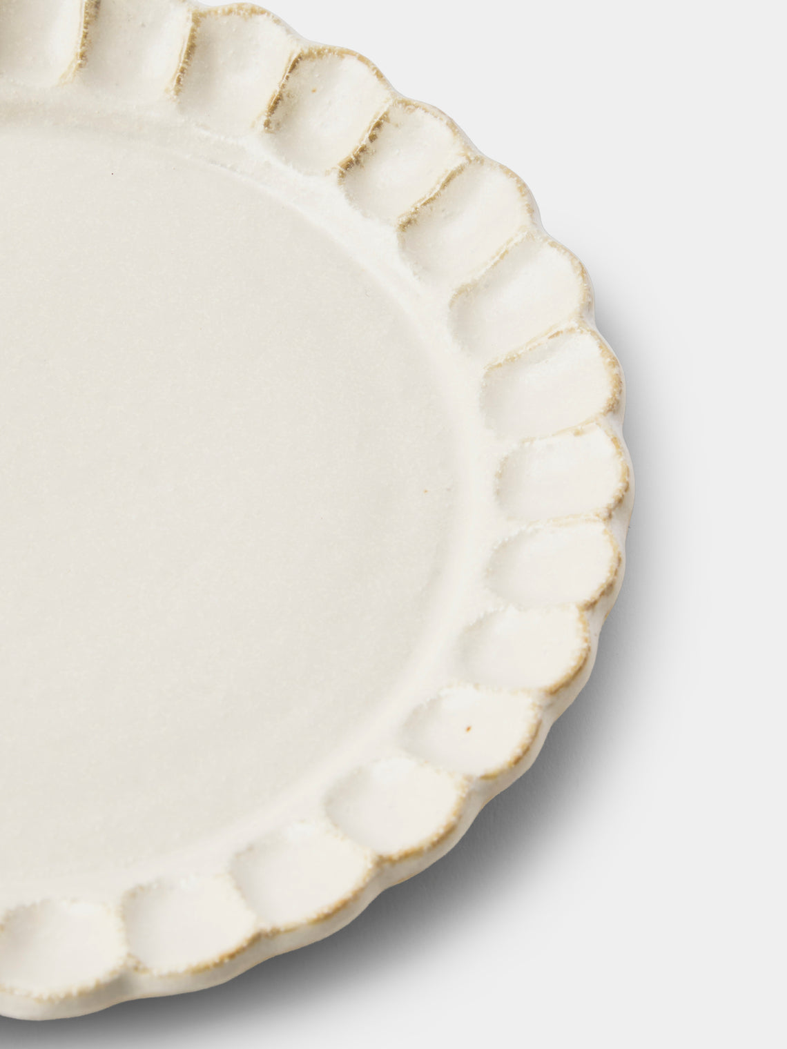 Kaneko Kohyo - Coco Ceramic Dessert Plates – 8in/20cm (Set of 4) - White - ABASK
