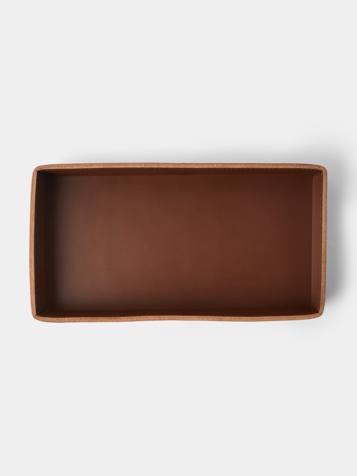 Rabitti 1969 - Todi Leather Valet Tray (10in/25cm) - Brown - ABASK - 
