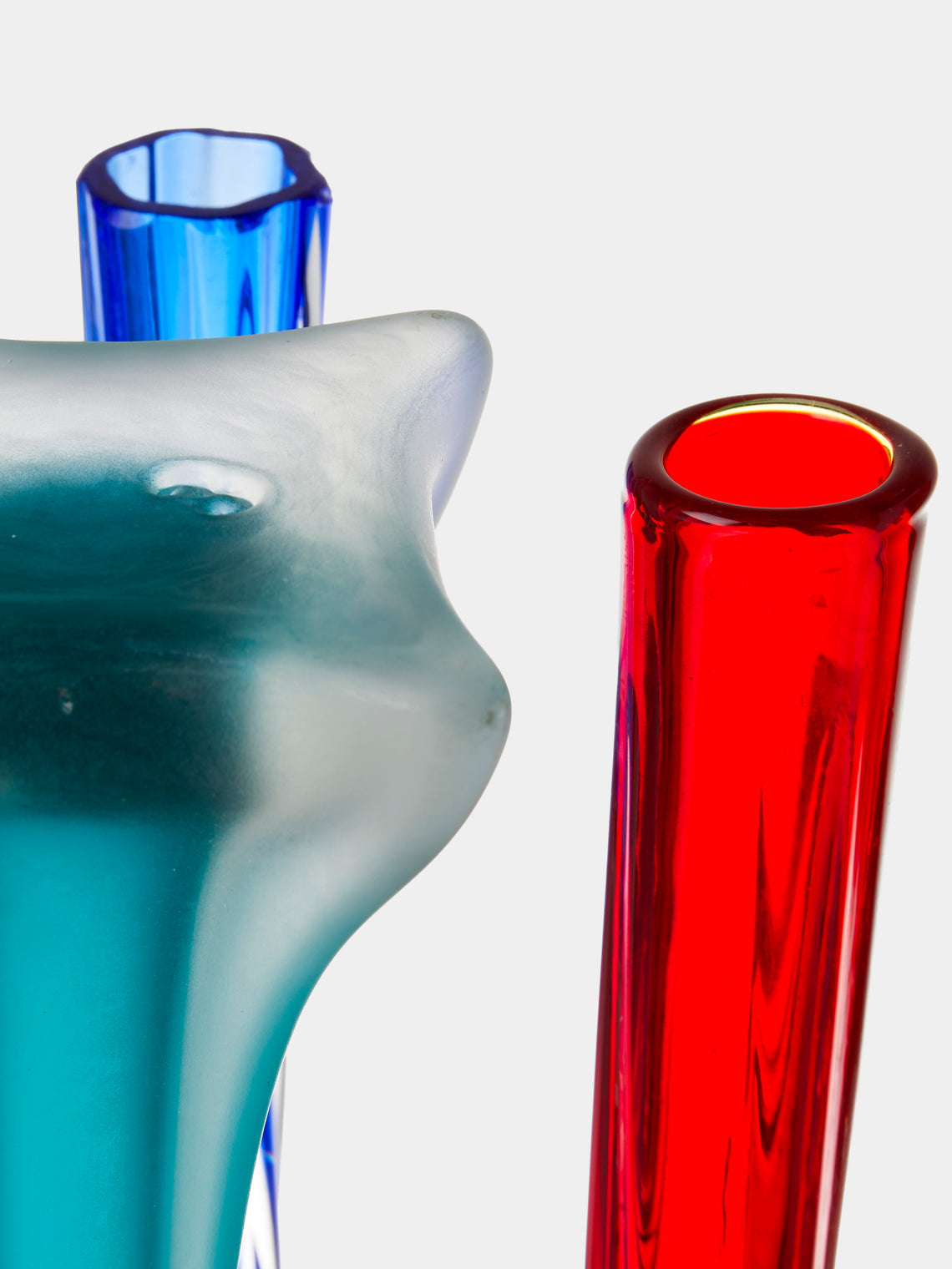 Antique and Vintage - 20th-Century Schneider Glass Bud Vases (Set of 9) - Multiple - ABASK