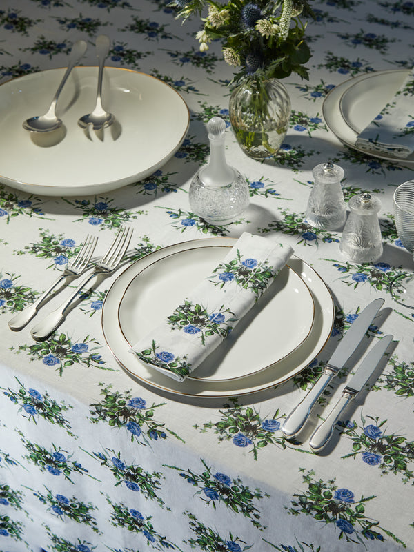 Emilia Wickstead - Linen Floral Tablecloth -  - ABASK