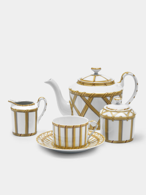 Pinto - Vannerie Cottage Porcelain Coffee & Tea Collection - White - ABASK - 